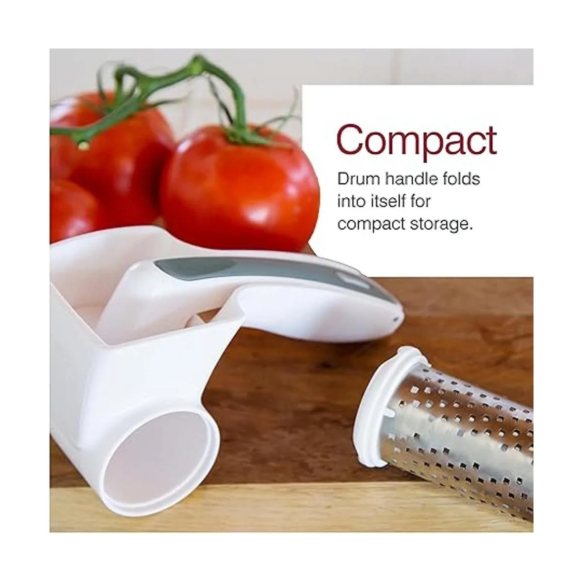 Zyliss Rallador de queso giratorio clásico Blanco_6