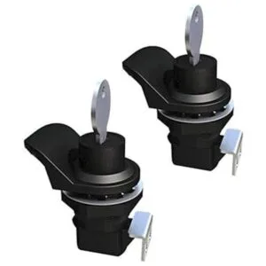 Angrylife 4 piezas de pestillo de botón de plástico y_2