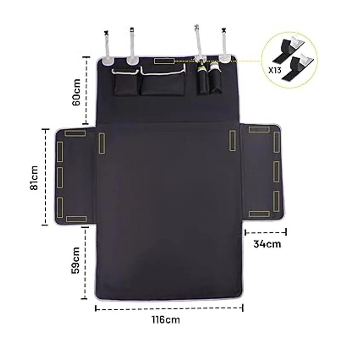 Forro de carga para perros SUV forro de carga impermeable_4