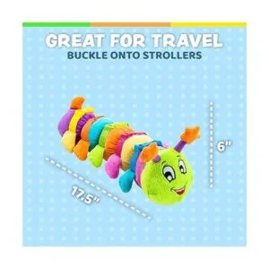 BUCKLE TOY Bentley Caterpillar juguete de felpa para_5