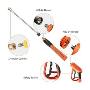 Sooprinse Pistola de lavado de alta presión de_4