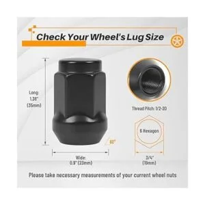 MIKKUPPA Tuercas de repuesto 1220 Reemplazo para_2