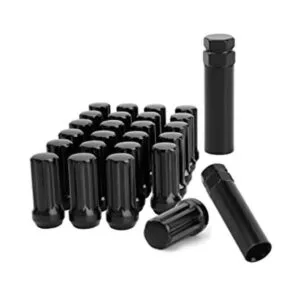 glorider Tuercas estriadas M14 x 1.5 color negro paquete_1