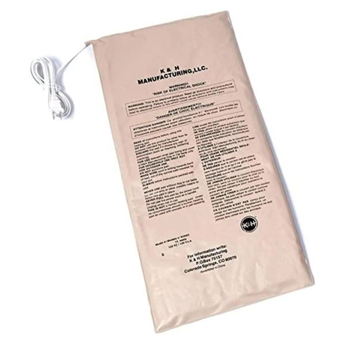 KH Pet Products Heated Pet Bed Warmer Waterproof Pet_1