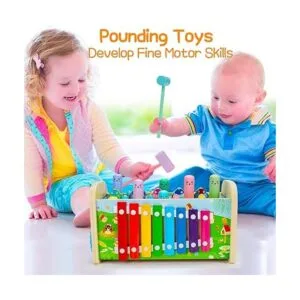 Juguetes 7 en 1 para martillar golpear juguetes de madera_5