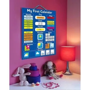 Mi primer calendario educativo magnético pizarrón rígido_5