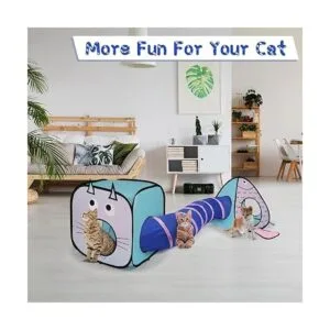 Rypet Paquete de túneles y cubos de juguete para gatos_4