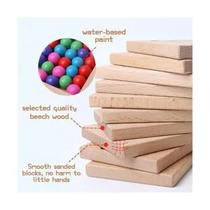 Juego de tablas de trazado de números de madera juguete_4