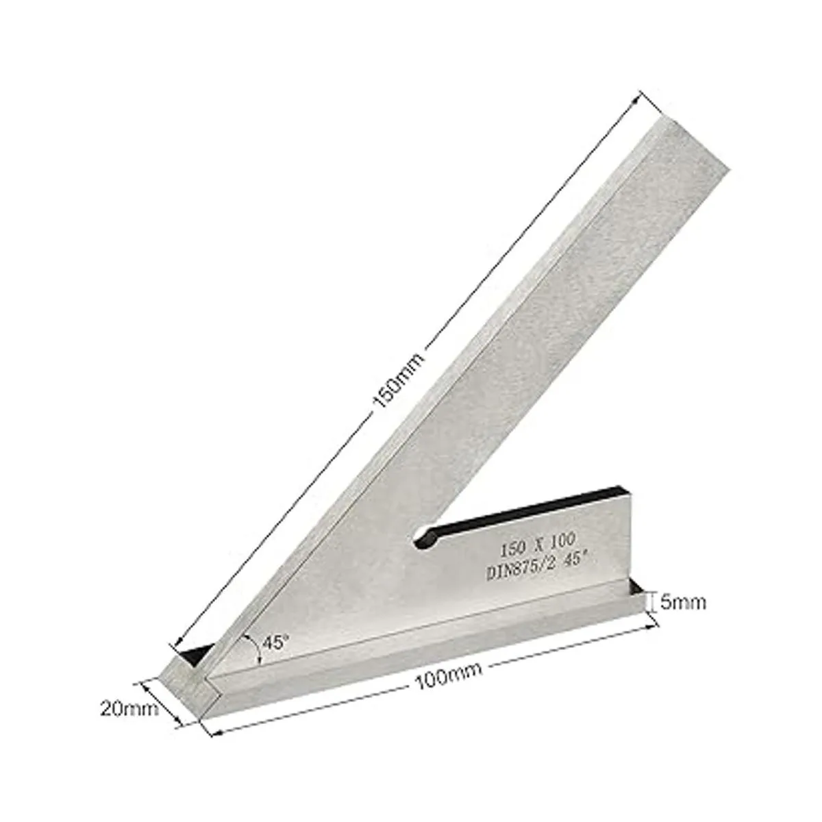 Boomgood Cuadrado de inglete cuadrado de 45 grados con_3