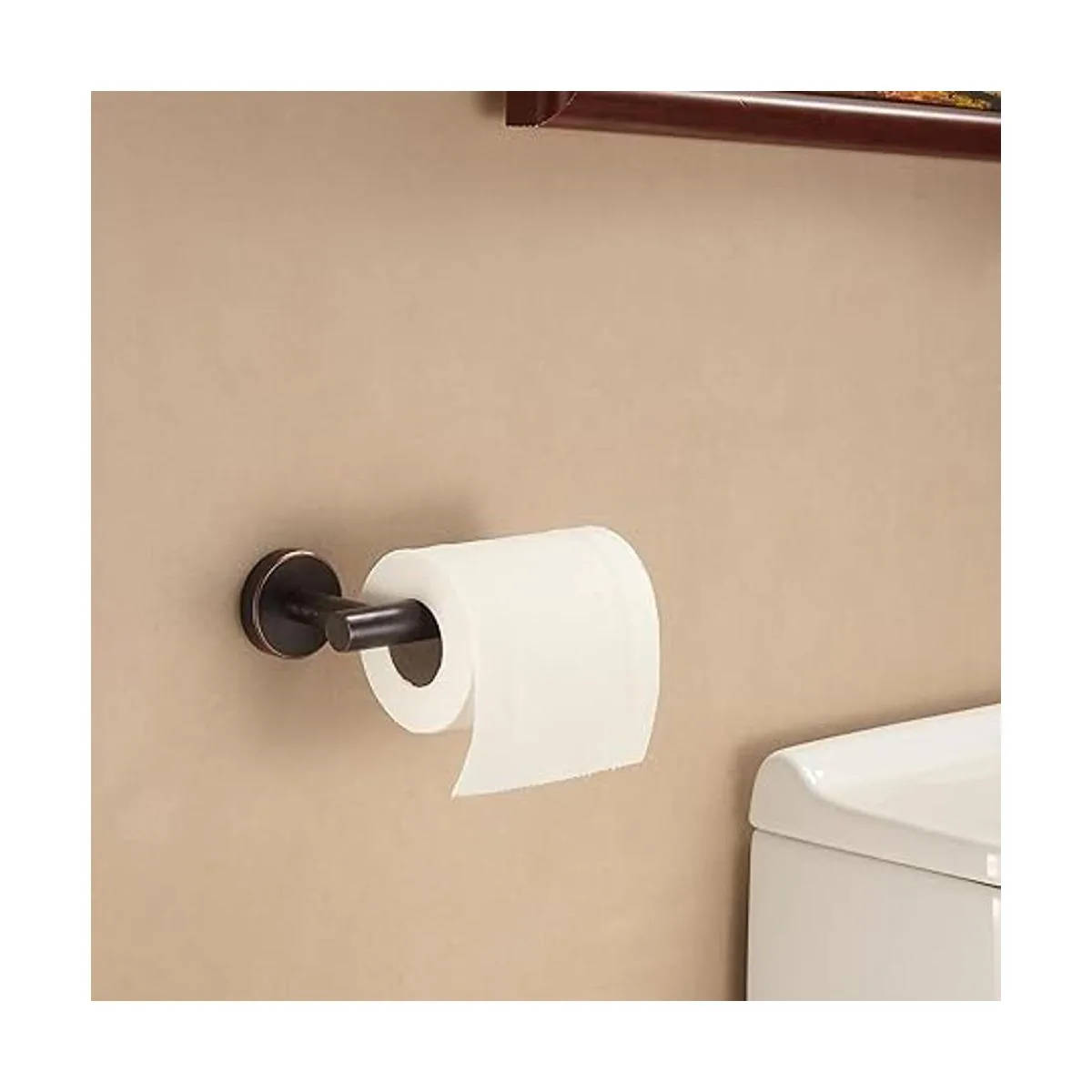 Soporte de papel higiénico de bronce soporte para toallas_2