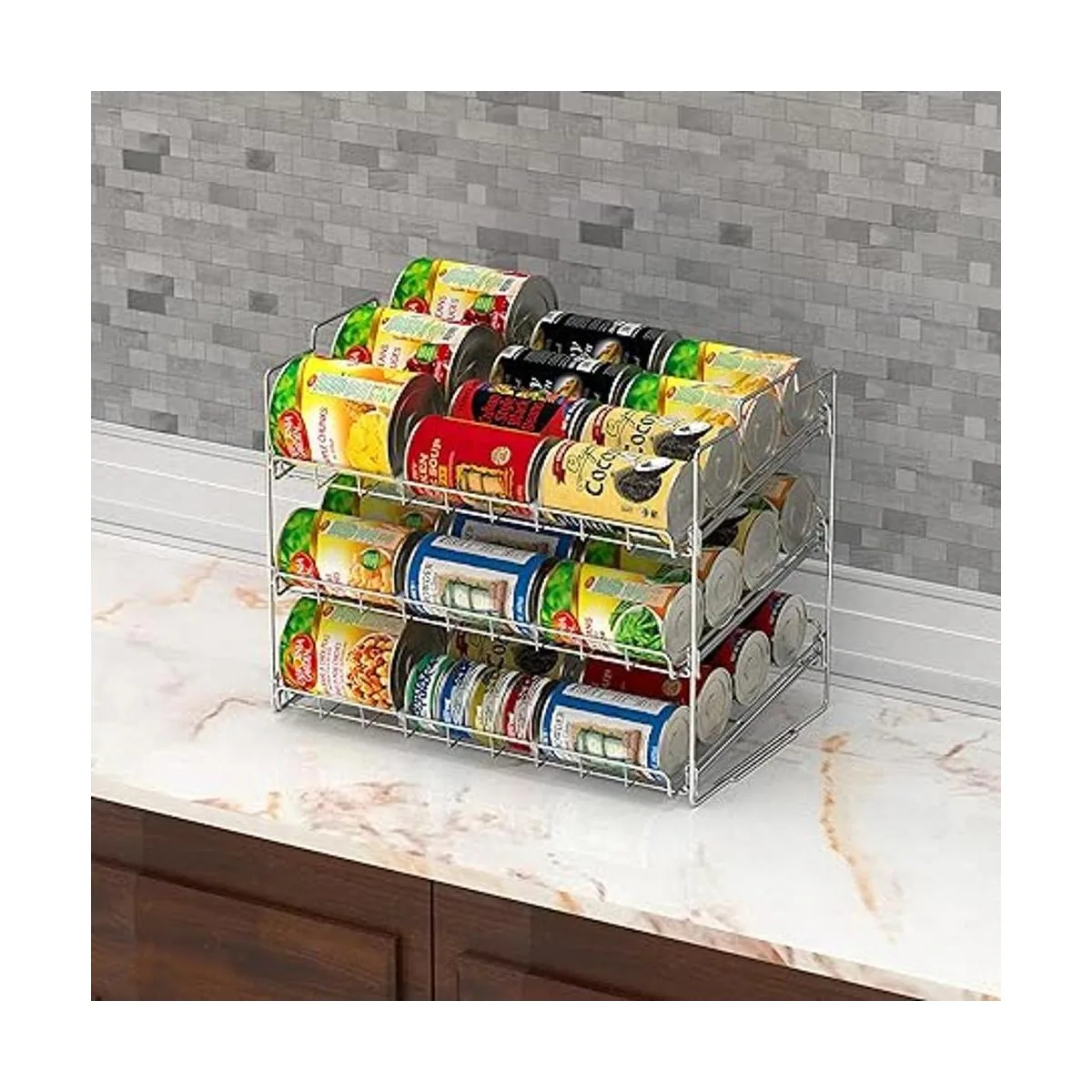 Organizador acabado chapado en cromo Decobros Supreme_5