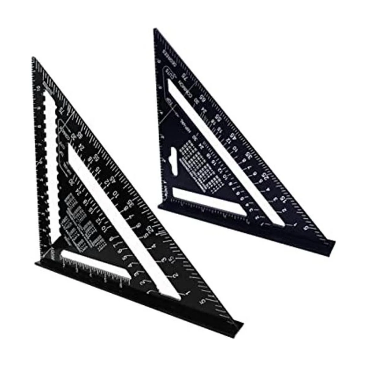 ASNOMY Regla triangular de 7 y 12 pulgadas regla_1