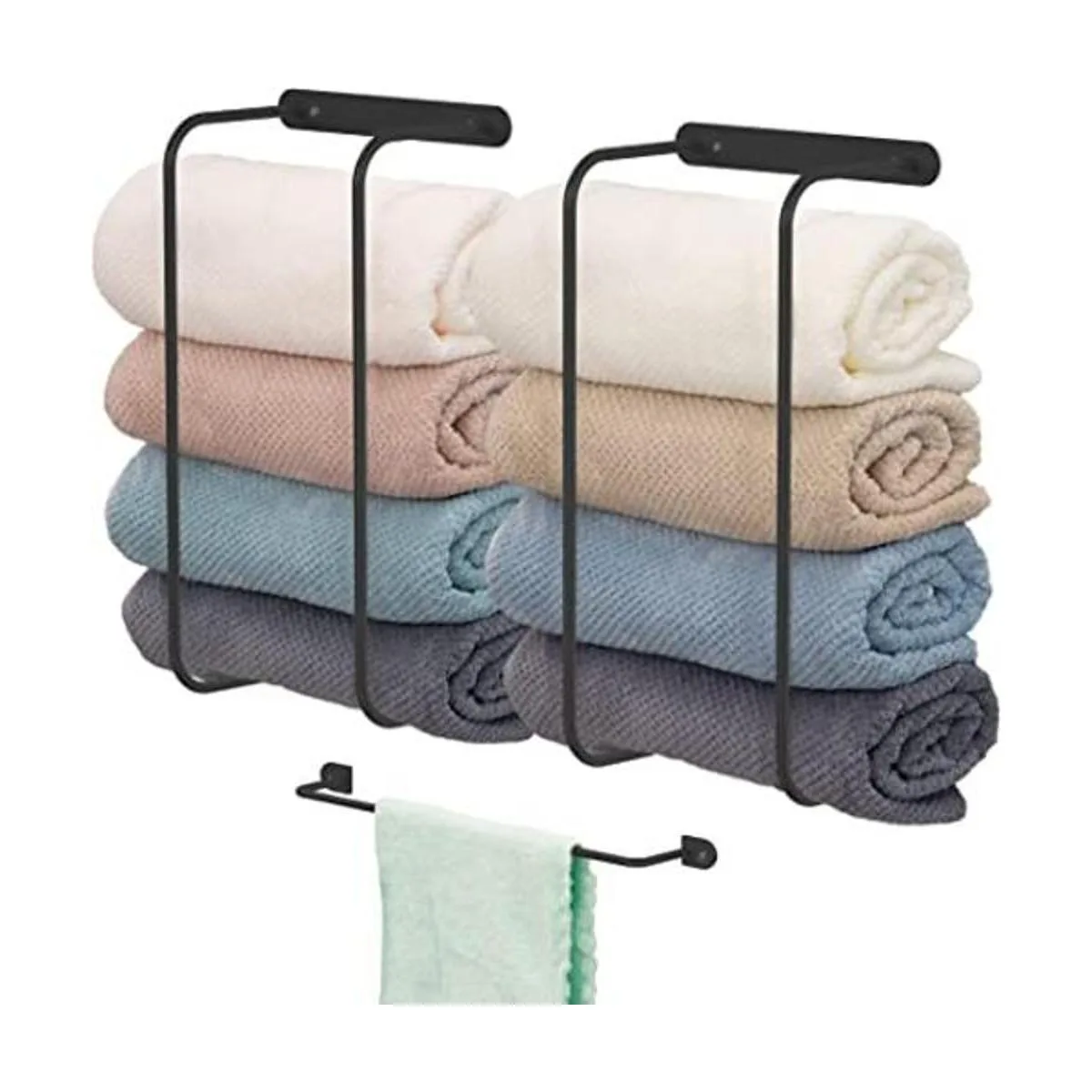 Juego de 21 toallero con toallero de mano toallero para_1