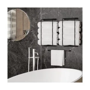 Juego de 21 toallero con toallero de mano toallero para_2