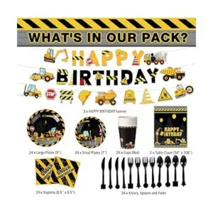 173 piezas de suministros de fiesta de cumpleaños de_2