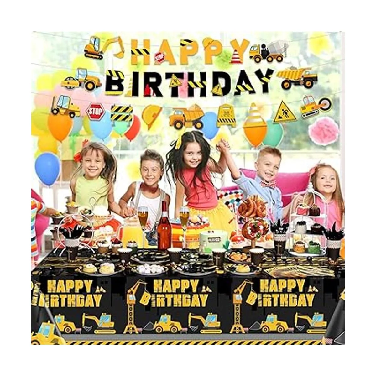 173 piezas de suministros de fiesta de cumpleaños de_7