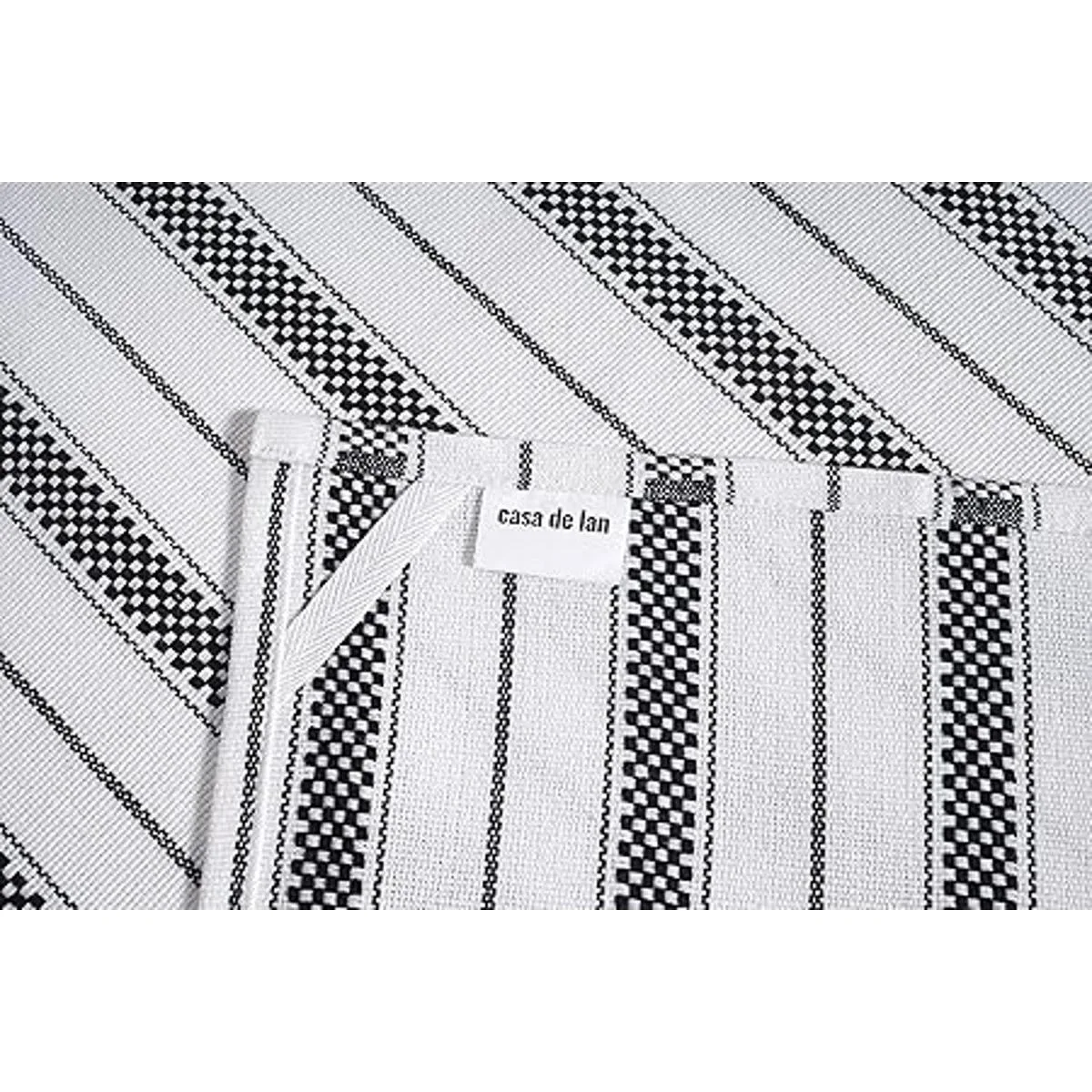 Casa De Lan Juego de 6 toallas de cocina con rayas de_3