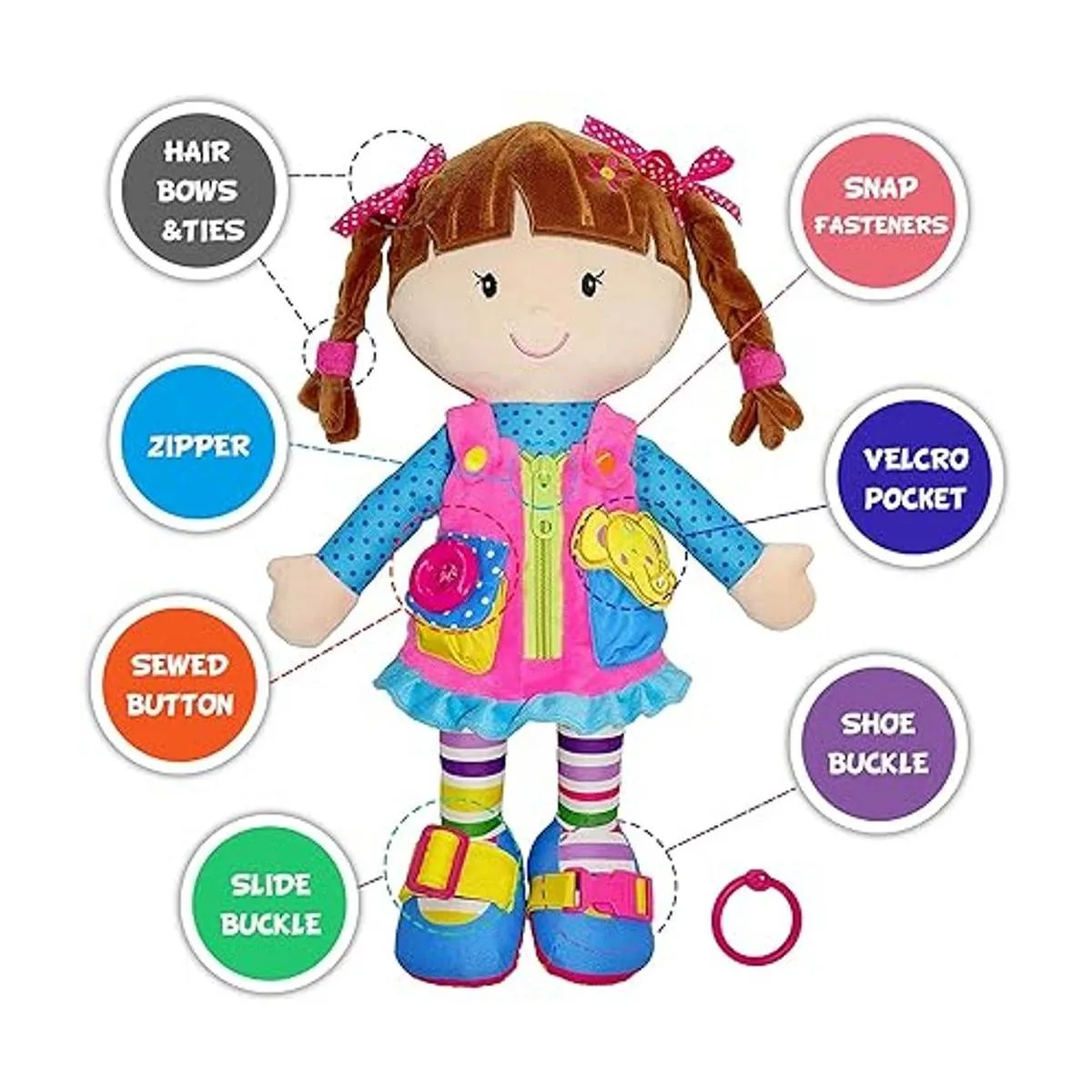 June Garden Dressy Friends Belle de 15.5 pulgadas muñeca_2