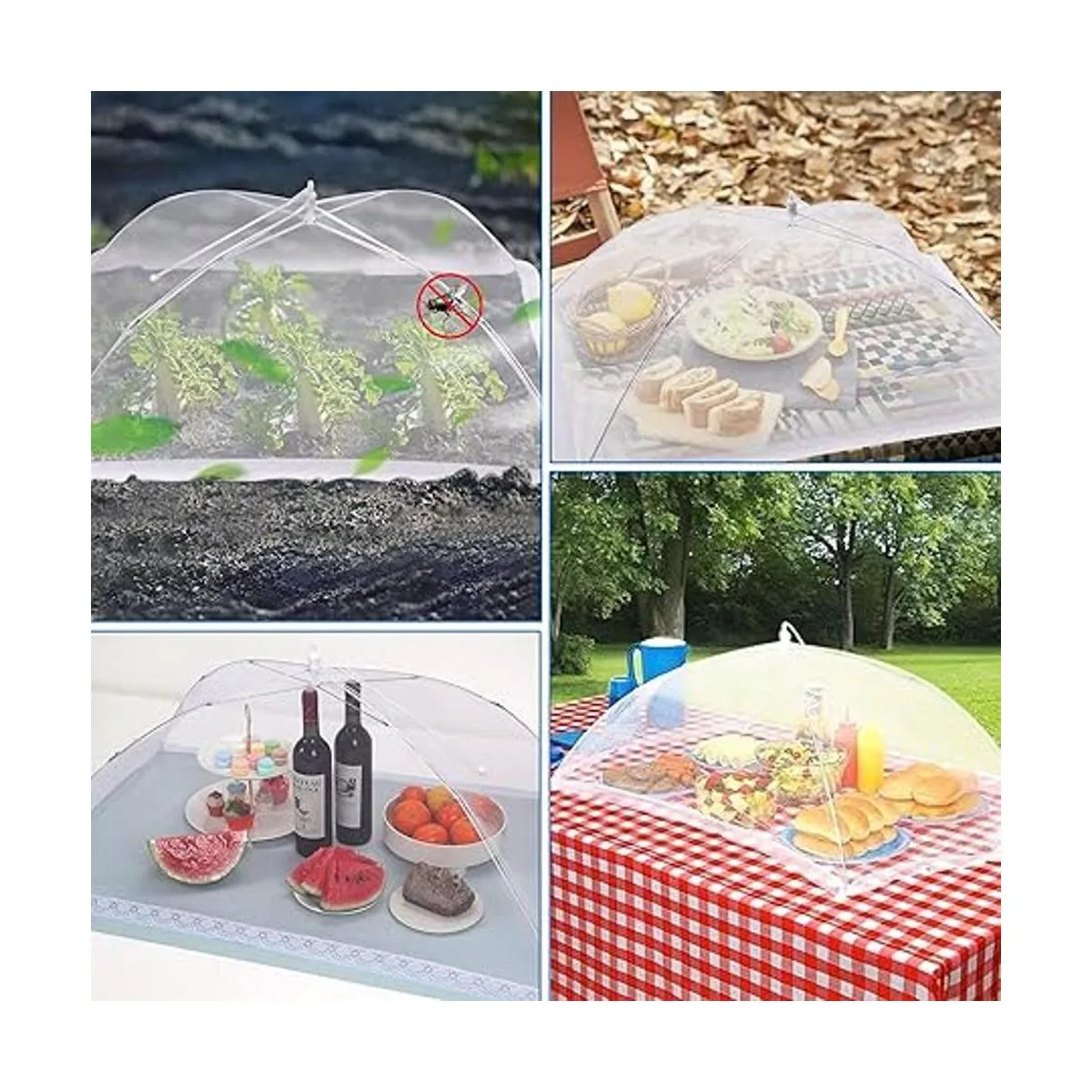 4 fundas de malla extra grandes para alimentos para_6