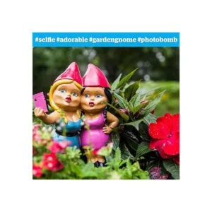 BigMouth Inc. The Selfie Sisters Gnomo de jardín estatua_2