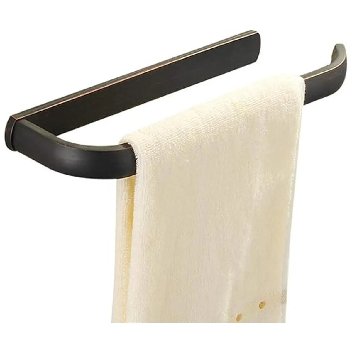 WINCASE Toallero de bronce anillo de toalla de mano de_6