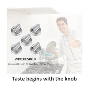 WB03X24818 Perillas de control de quemador de gas con_6