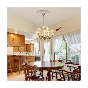 EIFHYT Medallones de techo de poliuretano blanco para_4