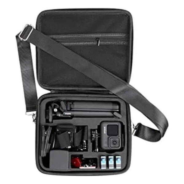 Funda rígida para cámara de acción plateada GoPro Hero_1