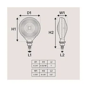 Juego de 2 luces LED redondas de 4 pulgadas para_7