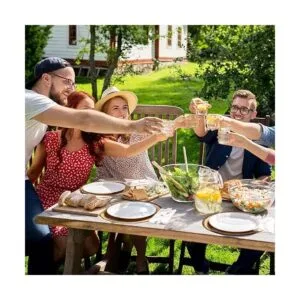 durony Paquete de 60 manteles individuales de papel de_7