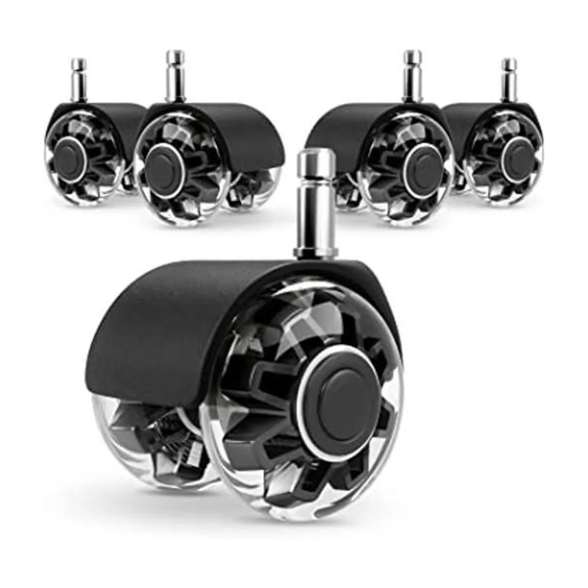 Office Chair Caster Wheels Set of 5HeavyDuty Chair_1