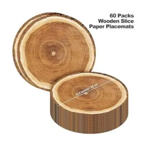 durony Paquete de 60 manteles individuales de papel de_2