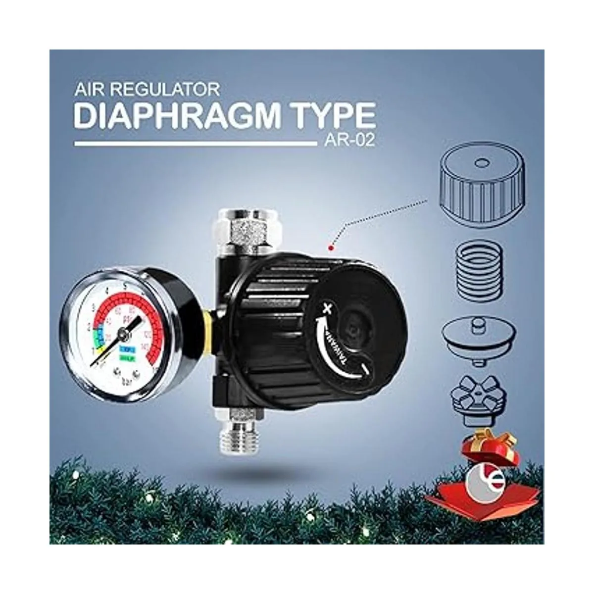 Le Lematec Regulador de aire. Regulador de presión de_2