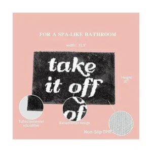 Alfombra de baño Take It Off bonita alfombra de baño de_3
