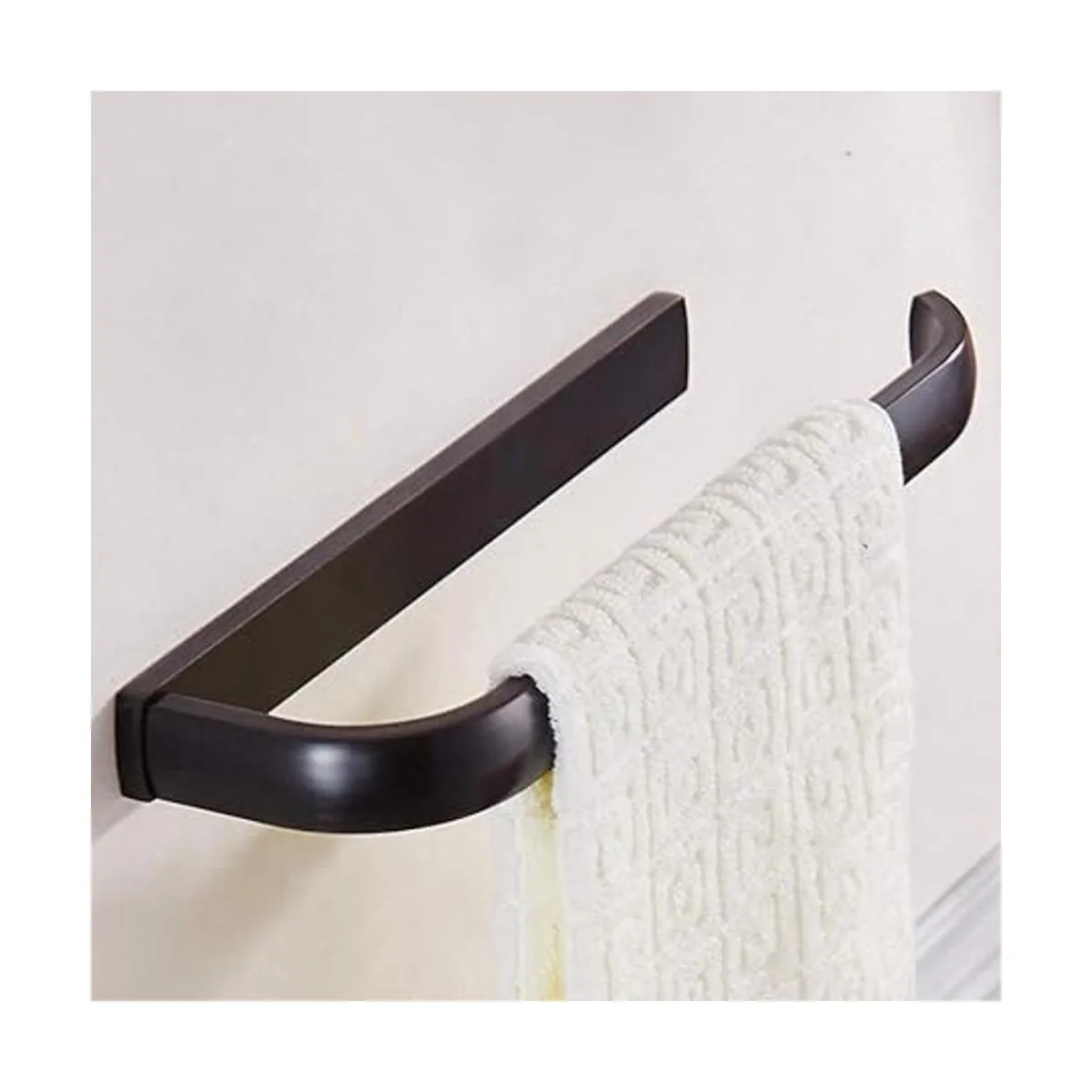 WINCASE Toallero de bronce anillo de toalla de mano de_2