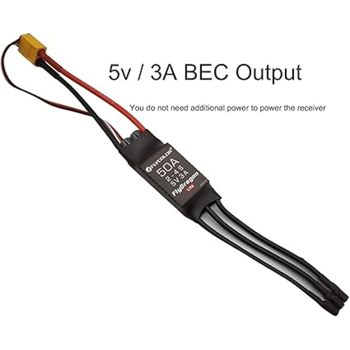 Flycolor Controlador de velocidad eléctrico 50A ESC 24S de_2