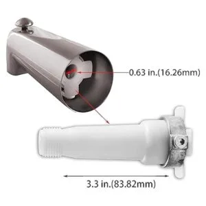 SENTO Caño universal para bañera de baño con desviador_4