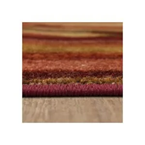 Mohawk Home New Wave Picasso Alfombra abstracta de vino_5