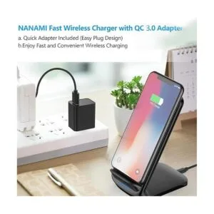 NANAMI Cargador inalámbrico rápido soporte de carga_2
