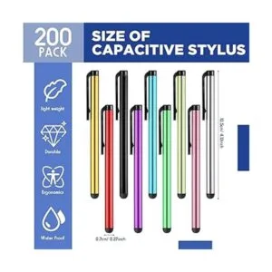Paquete de 200 lápices capacitivos para pantallas_2