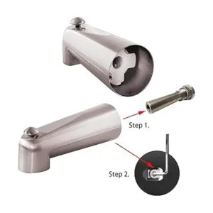 SENTO Caño universal para bañera de baño con desviador_2