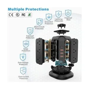AiJoy Regleta de alimentación con puertos USB C_6