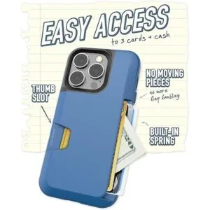 Smartish Funda tipo cartera para iPhone 14 Pro cartera_2