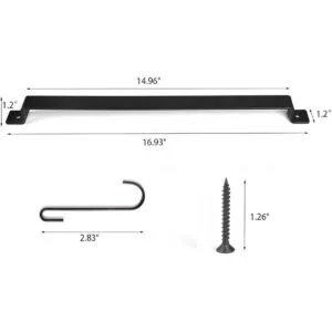 Estante de cocina con 10 ganchos en forma de S estante_7