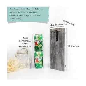 Besuerte Decoración rústica de madera para colgar en la_2