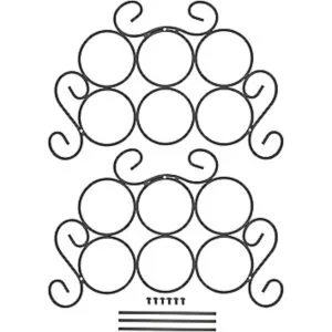 Southern Homewares Estante para vino de 7 botellas con_3