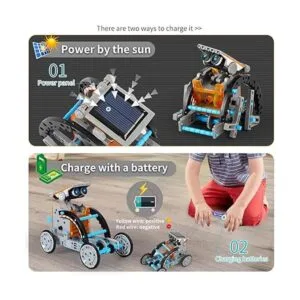 Lucky Doug Kit de robot solar STEM 12 en 1 regalos para_3