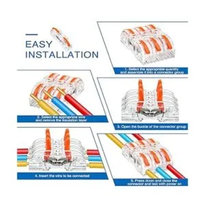 100 conectores de cable de 1 a 1 conector de cable en_5