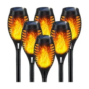 Luces solares para exteriores Torces Tiki solares con_1