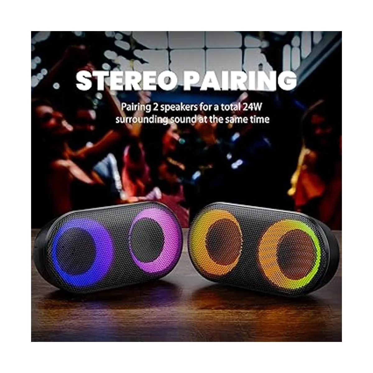 Altavoces Bluetooth portátiles con subwoofer altavoces_6